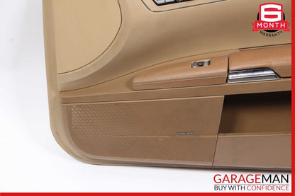 07-09 Mercedes W221 S550 Front Right Side Complete Interior Door Panel Brown OEM