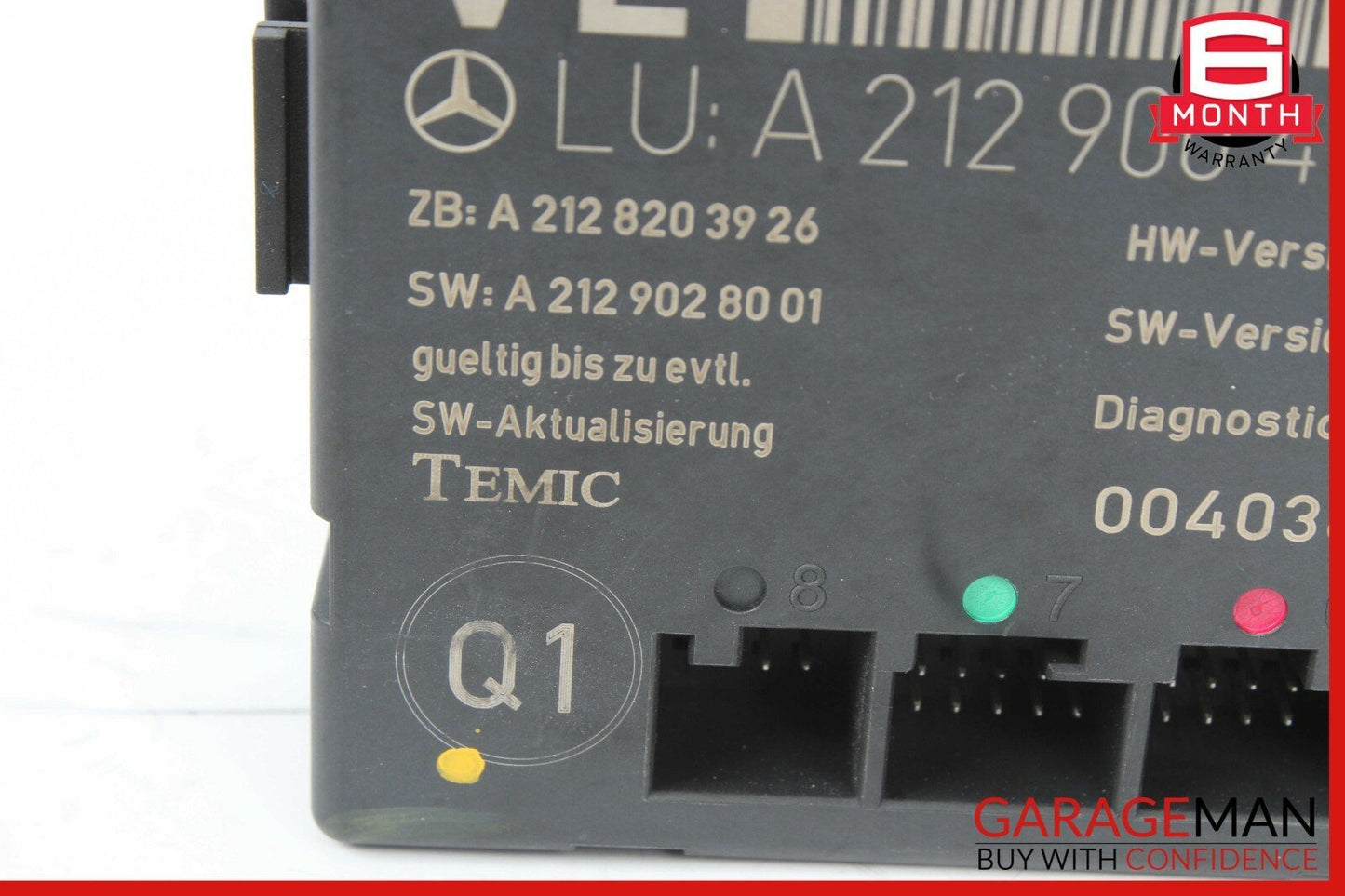 08-14 Mercedes W204 C250 C300 Front Left Side Door Control Module Unit OEM