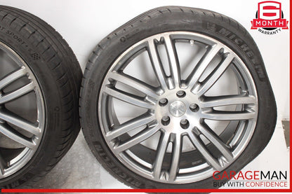 14-17 Maserati Ghibli Quttroporte Complete Wheel Tire Rim Set of 4 Pc R20 OEM