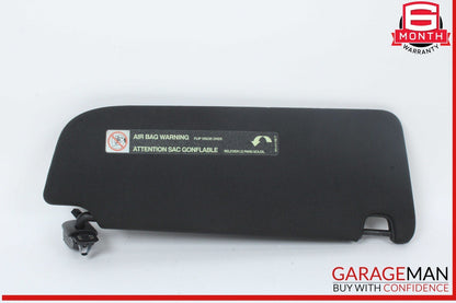 12-18 Audi A7 A6 Front Left Driver Side Sun Visor Sunvisor Black OEM