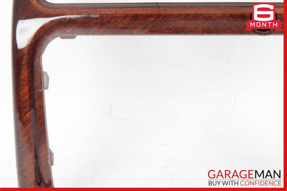 03-13 Maserati Quattroporte M139 Center Console Rear AC Control Trim Bezel Wood