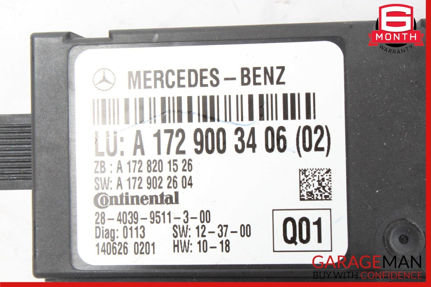 12-20 Mercedes R172 SLK250 SLC300 Roof Convertible Top Module Control OEM