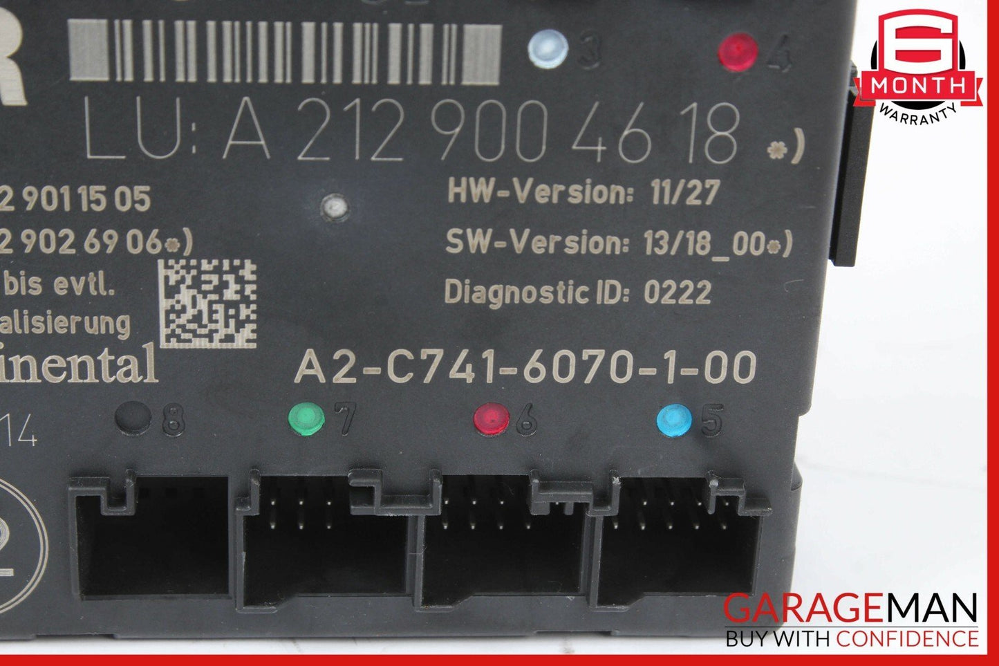 08-15 Mercedes W204 C250 Front Right Passenger Side Door Control Module OEM