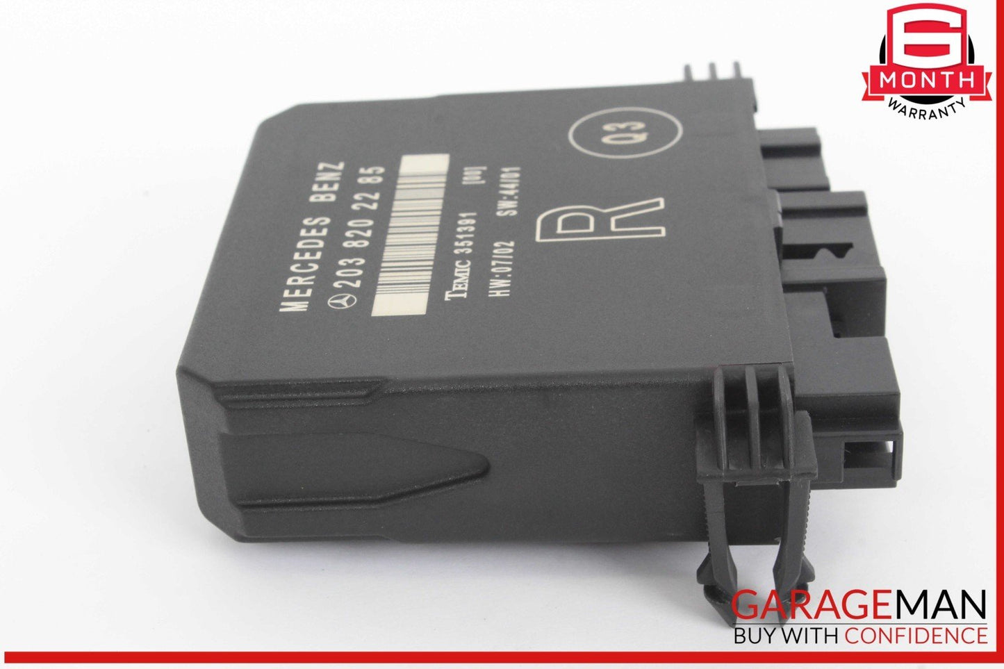 01-07 Mercedes W203 C240 C350 Rear Right Side Door Control Module 2038202285