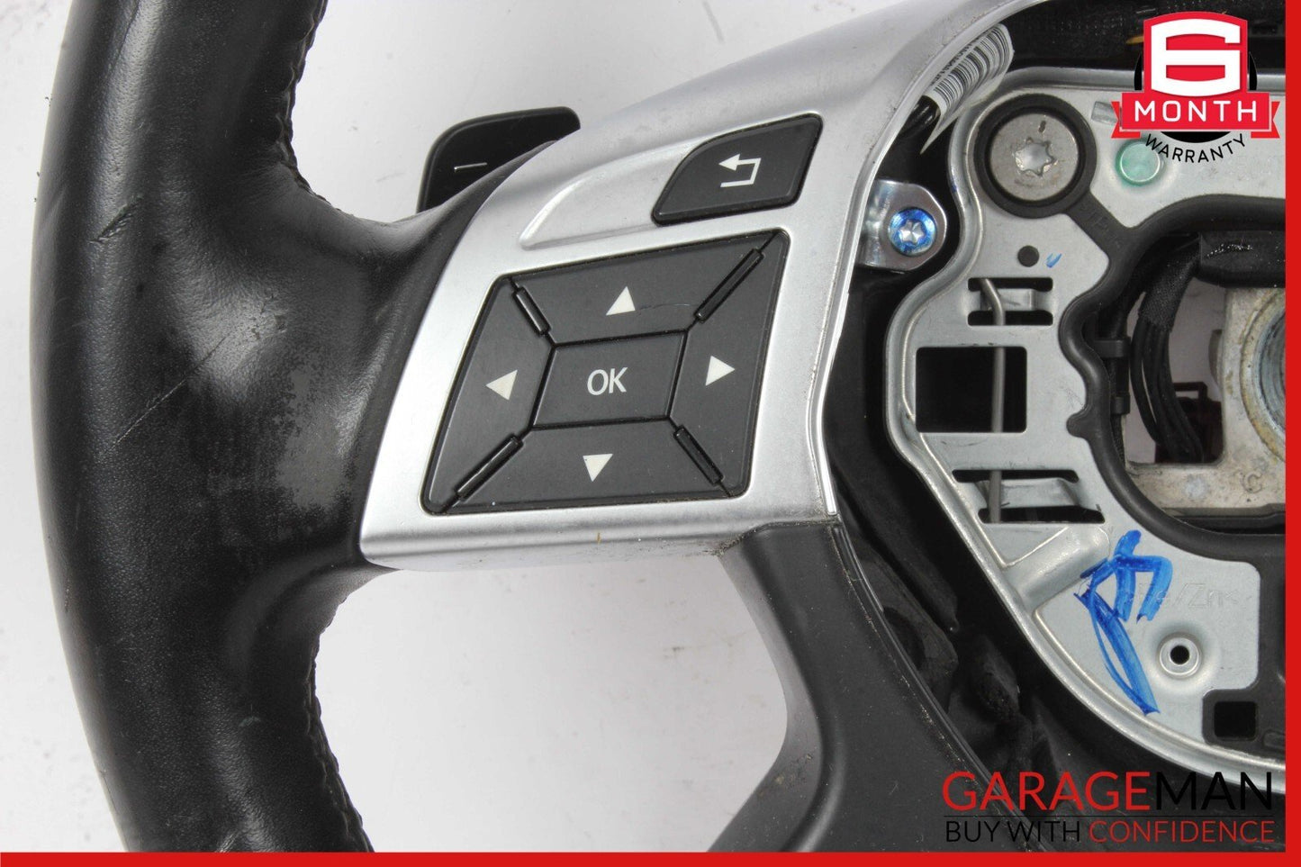 12-16 Mercedes W166 ML400 GL450 Driver Steering Wheel w/ Paddle Shifters OEM