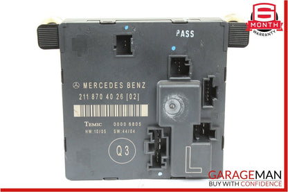 03-09 Mercedes W211 E350 Rear Left Driver Side Door Control Module Unit