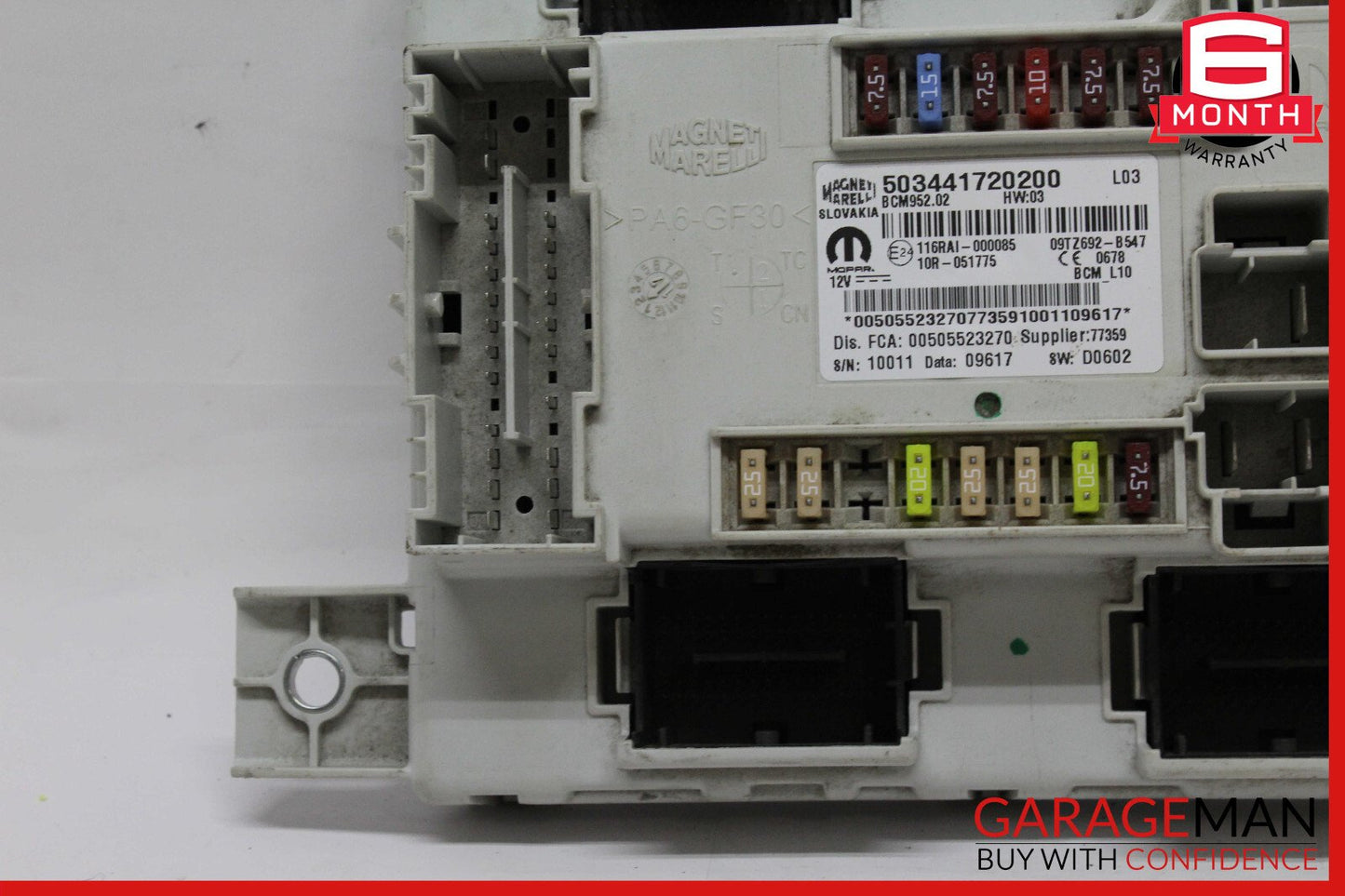 17-19 Alfa Romeo Giulia Fuse Box Gateway Module Unit OEM