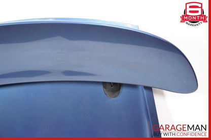 06-08 Porsche Cayman 987 Rear Trunk Glass Hatch Tail Gate Panel w/ Spoiler Blue