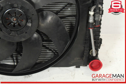 01-05 Mercedes W203 C240 Engine Cooling Radiator Fan Shroud Motor A/C Condenser
