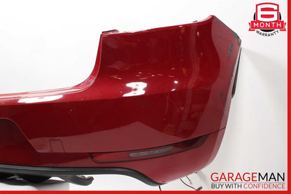 15-18 Porsche Macan 95B Rear Bumper Cover Panel Park Assist Assembly Red OEM