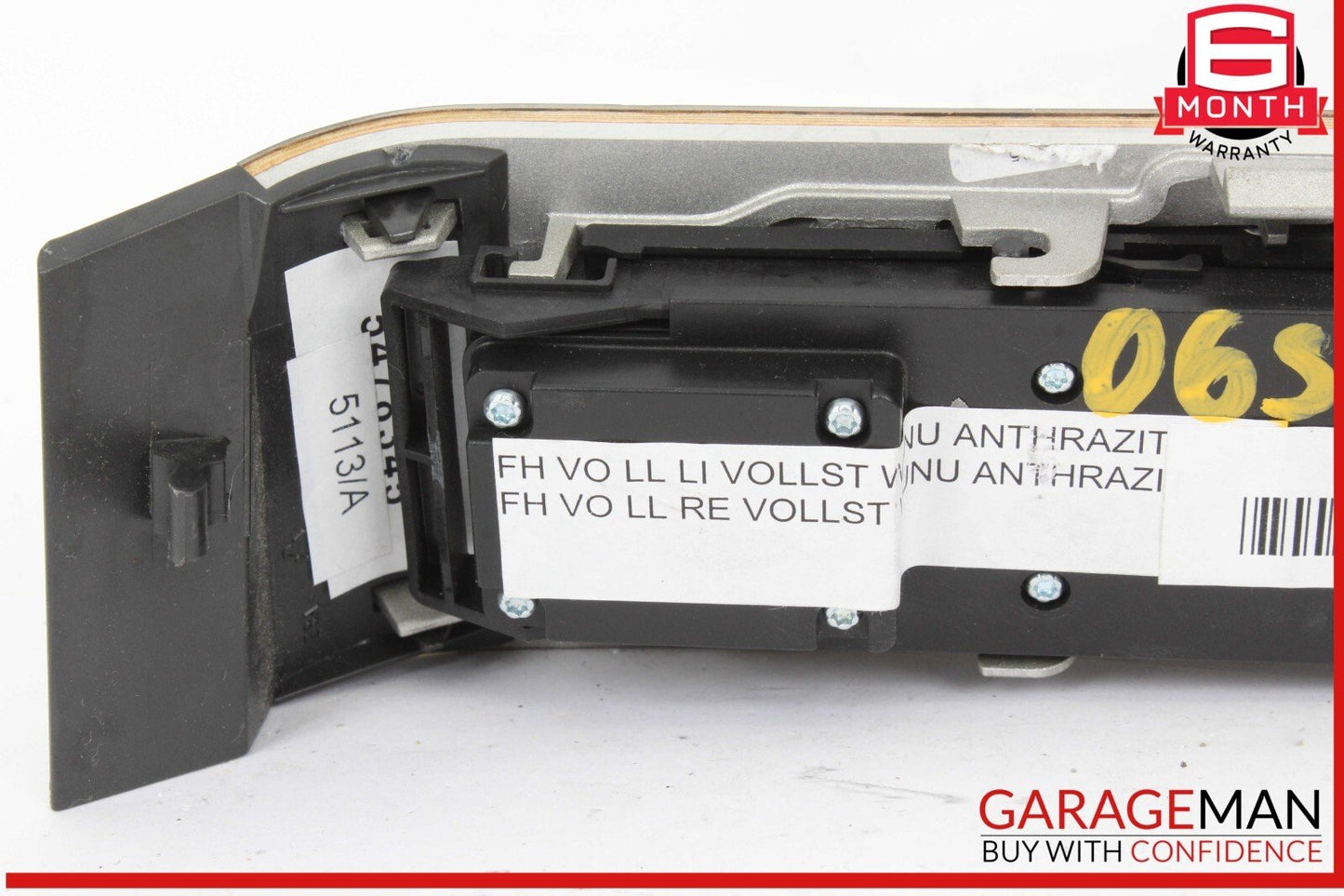 03-06 Mercedes W220 S500 S55 AMG Left Side Master Window Switch Trim Wood OEM