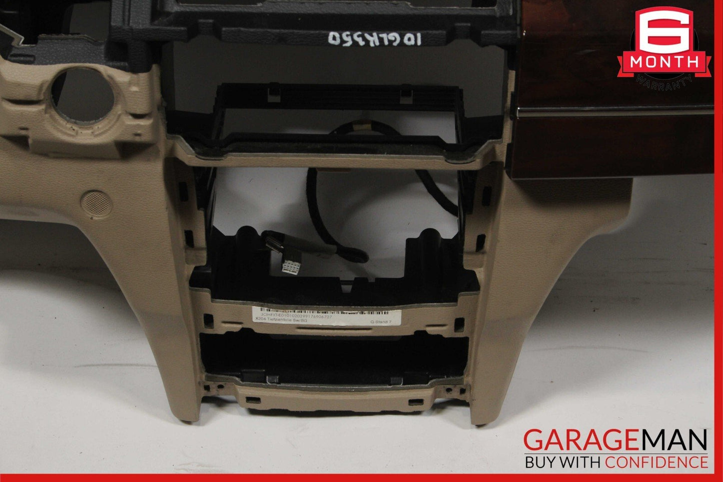 09-12 Mercedes X204 GLK350 Dashboard Dash Board Panel Assembly Brown OEM