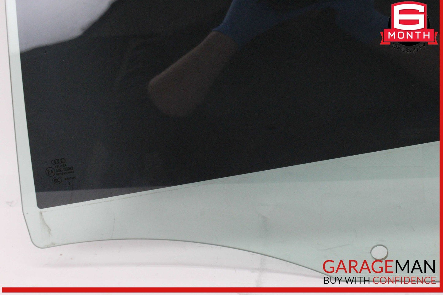 12-18 Audi A6 S6 Rear Left Driver Side Door Window Glass OEM