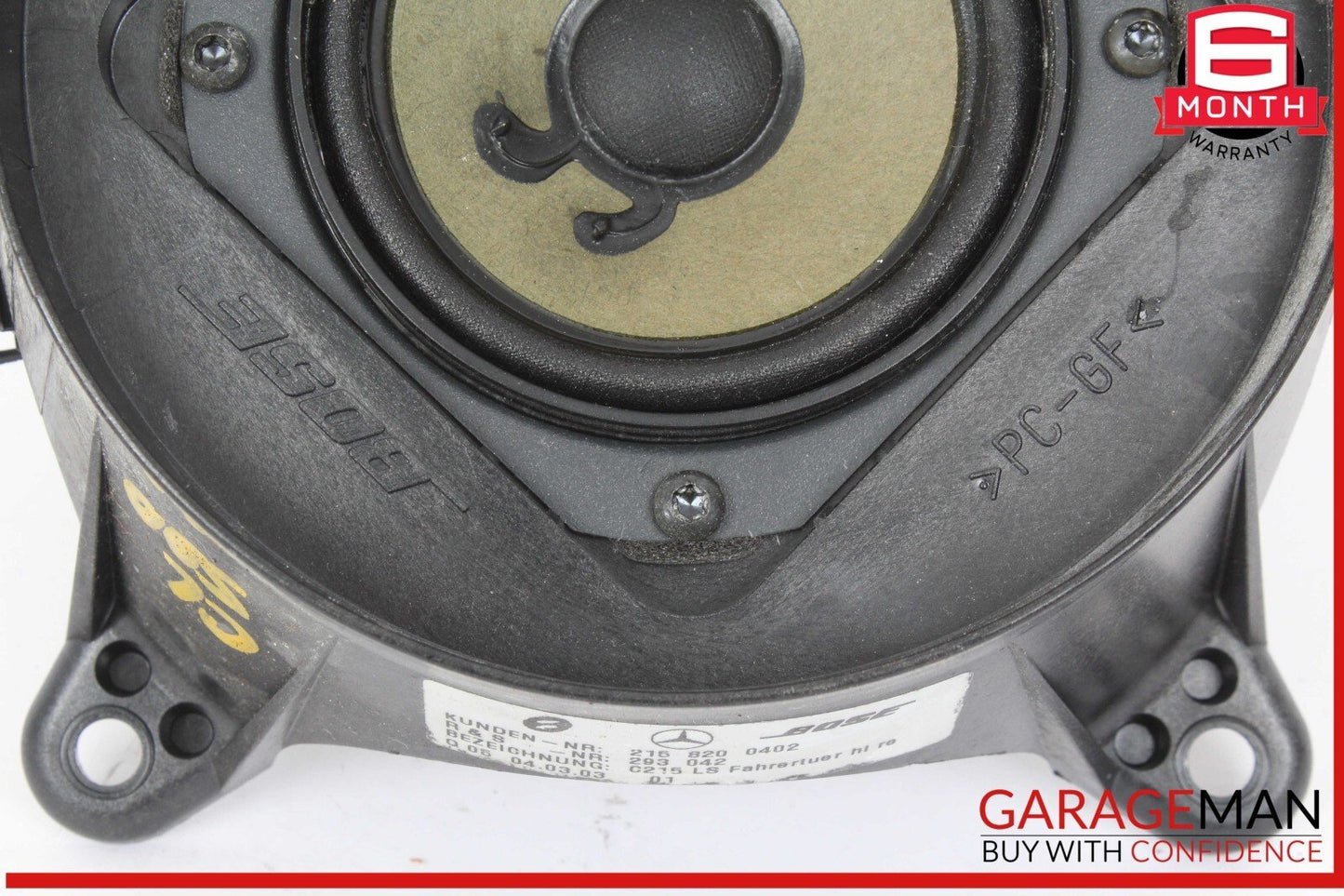 00-06 Mercedes W215 CL500 Rear Door Audio Speaker Tweeter Speakers Set of 2 Pc