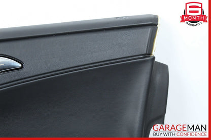 06-11 Mercedes W219 CLS550 Front Right Passenger Interior Door Panel Black OEM