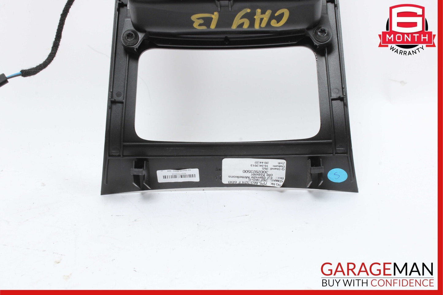 11-17 Porsche Cayenne 958 Center Console Gear Shift Shifter Trim Cover Panel OEM