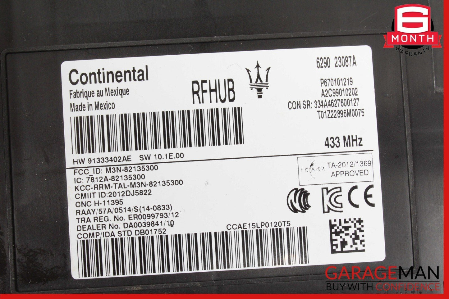17-22 Maserati Levante M161 Ghibli Keyless Go Entry Control Module Unit OEM