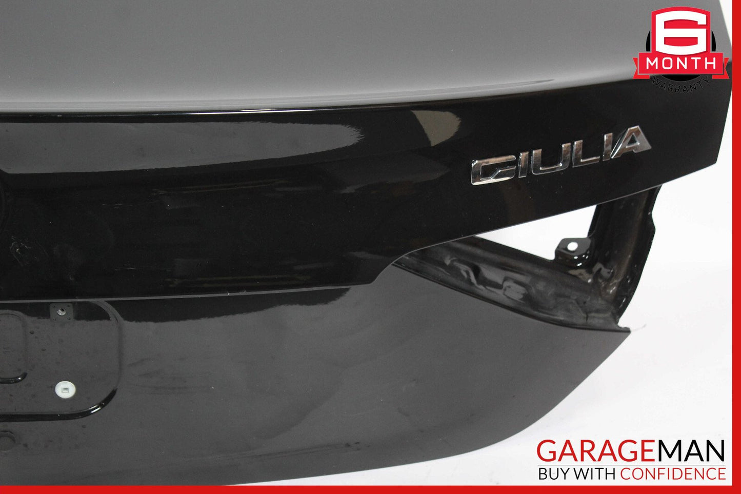17-22 Alfa Romeo Giulia Trunk Lid Shell Black OEM