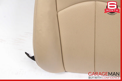 07-09 Mercedes W211 E350 Front Left/Right Top Upper Seat Cushion Cover Beige OEM