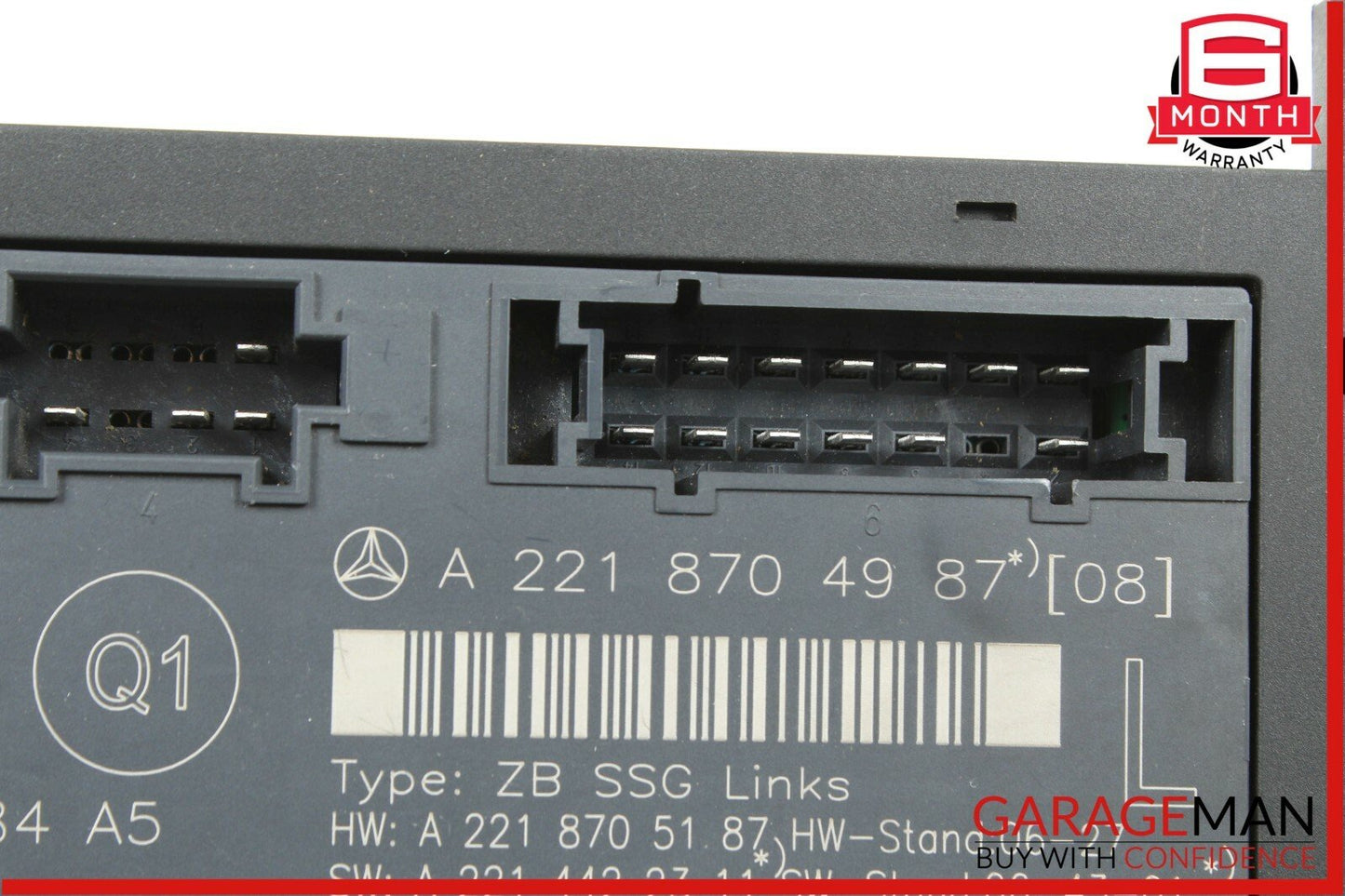 07-13 Mercedes W221 S63 AMG S550 Front Left Driver Side Under Seat Control Unit