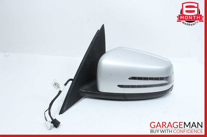 12-14 Mercedes W204 C250 Front Left Side Mirror Rear View Door Silver OEM