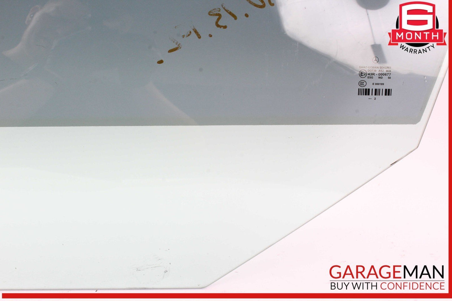 10-16 Mercedes W212 E350 E400 E550 Front Left Side Door Window Glass OEM