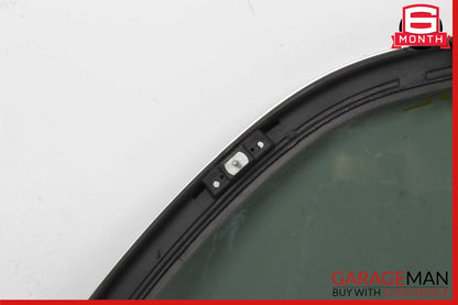 03-10 Porsche Cayenne S 955 957 Rear Left Door Quarter Window Glass Panel OEM