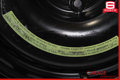 12-20 Mercedes R172 SLK350 Emergency Spare Tire Wheel Space Saver Donut 4.5Bx17