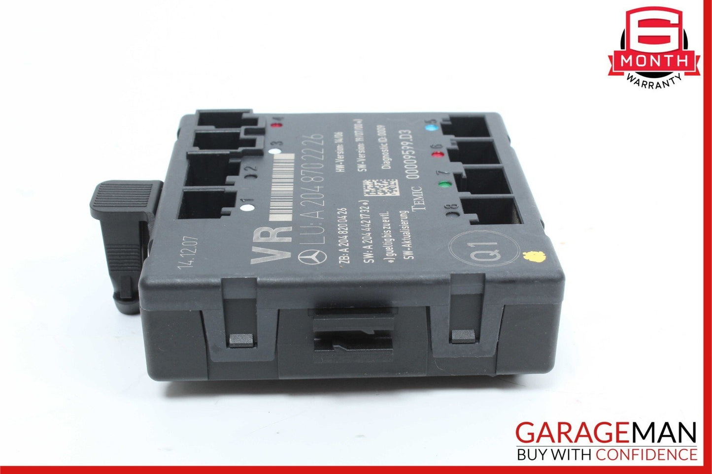 08-18 Mercedes W204 C300 C250 E400 Front Right Side Door Control Module OEM
