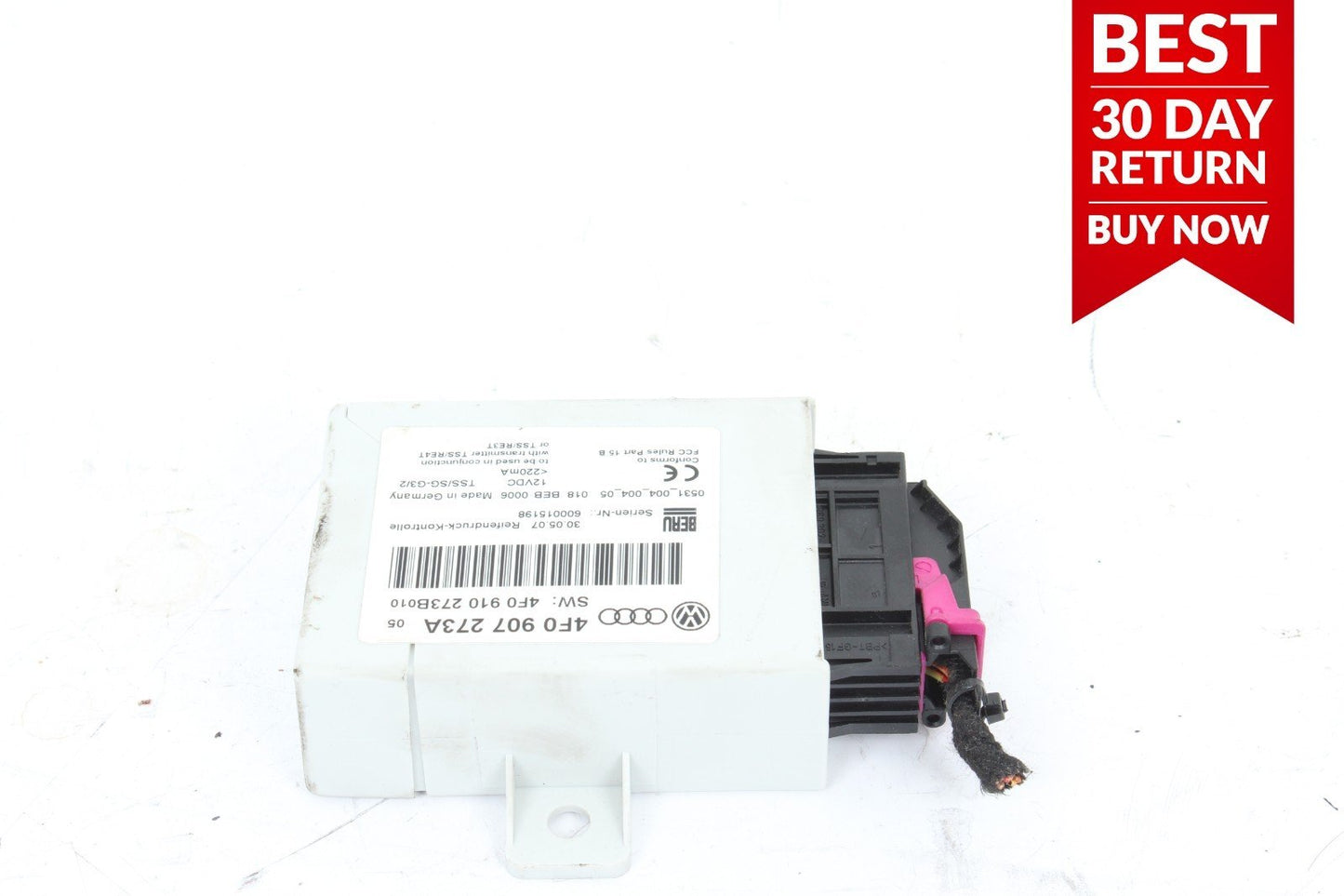 07-09 Audi Q7 TPMC Tire Pressure Monitor Sensor Computer Module 4F0907273A A110