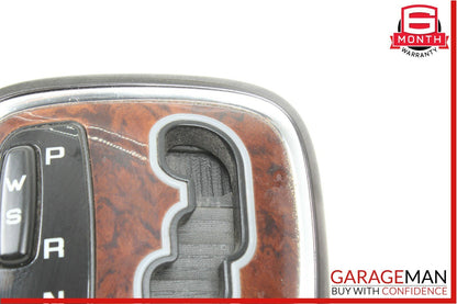 00-06 Mercedes W220 S55 Gear Shifter Bezel Trim Indicator Wood OEM