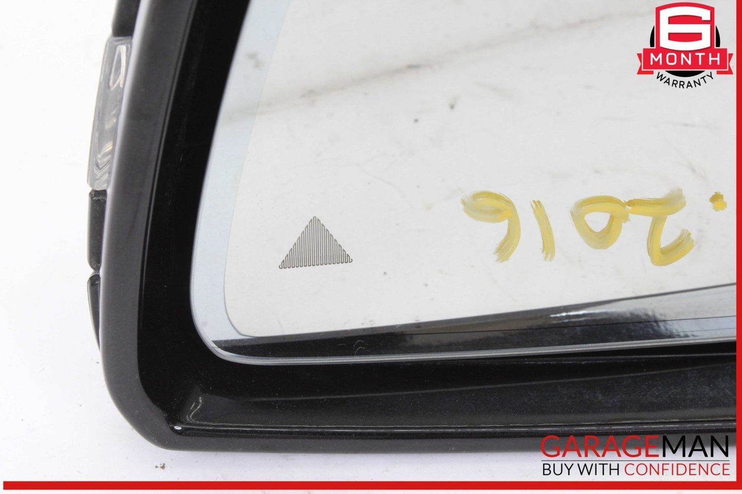 14-16 Mercedes W212 E350 Front Left Side Door Rear View Mirror w/ Blind Spot