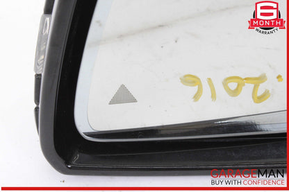 14-16 Mercedes W212 E350 Front Left Side Door Rear View Mirror w/ Blind Spot