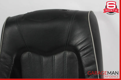 03-08 Maserati Quattroporte M139 Front Right Side Top Upper Seat Cushion Black