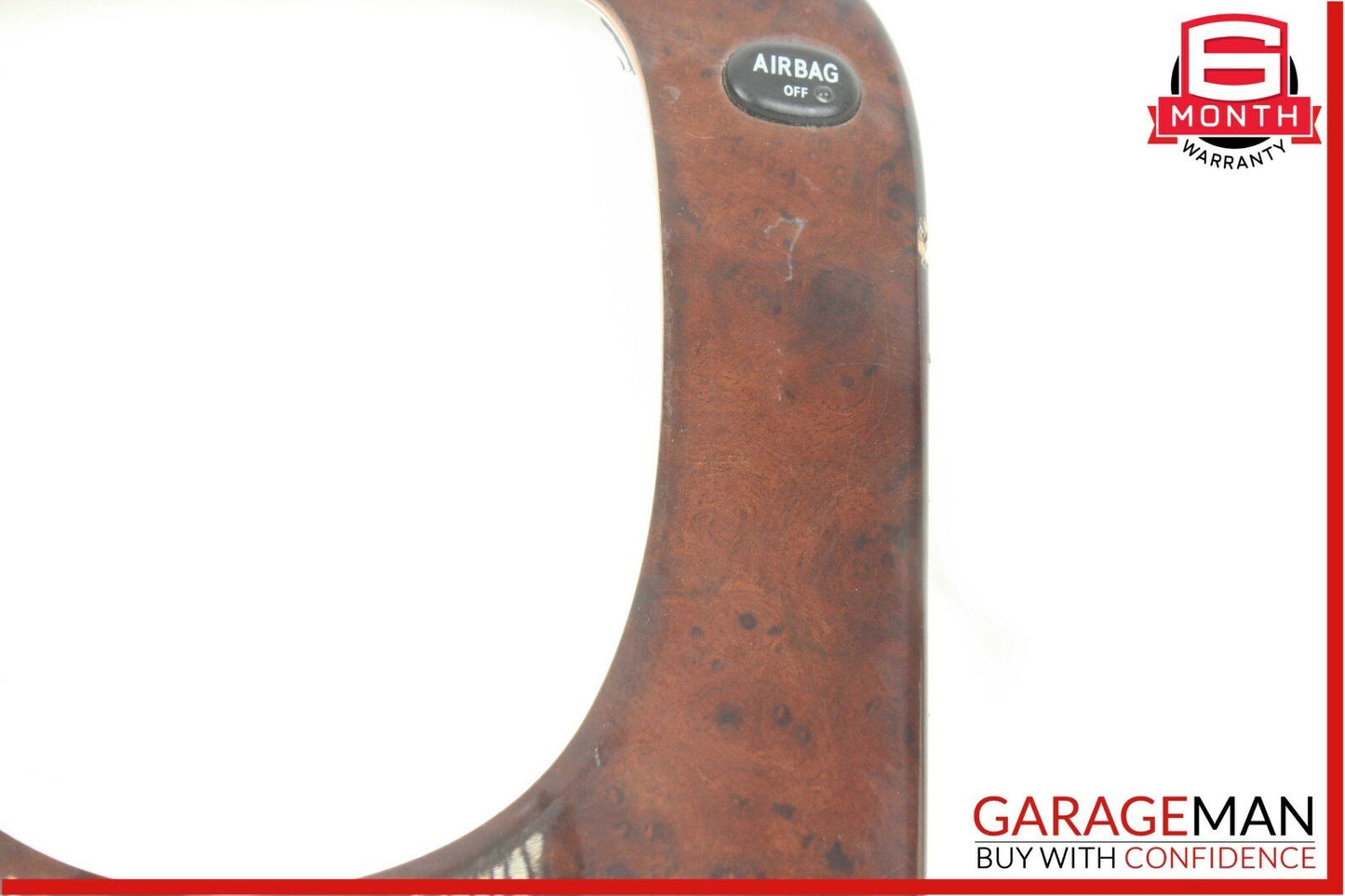 00-06 Mercedes W220 S55 AMG Center Console Shifter Bezel Trim Wood OEM