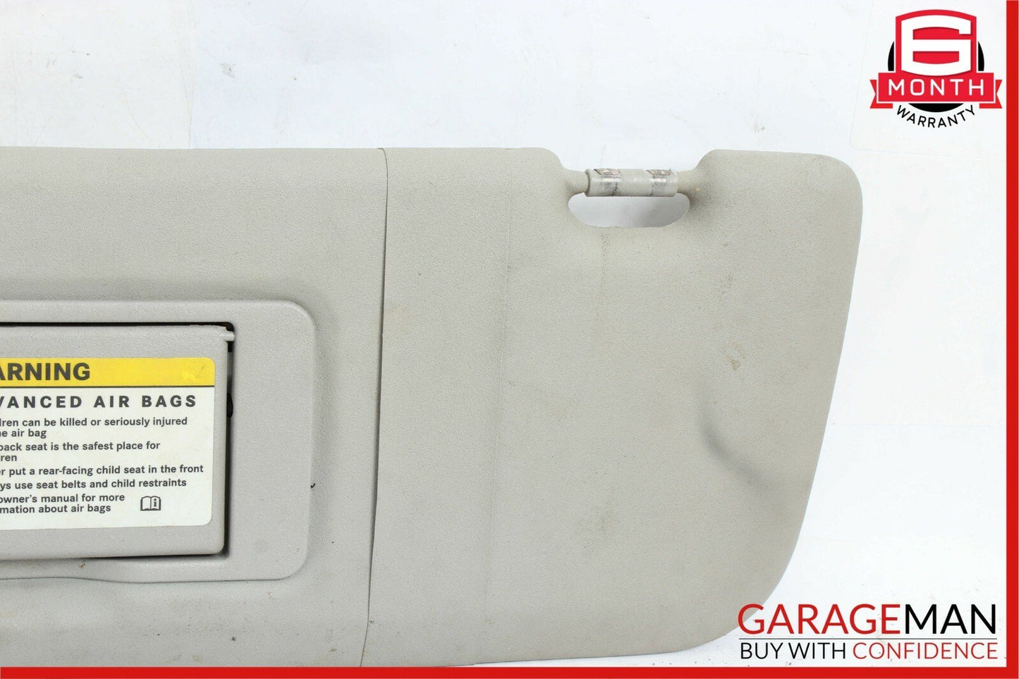06-10 Mercedes W251 R350 Front Left Driver Side Sunvisor Sun Visor Shade Gray
