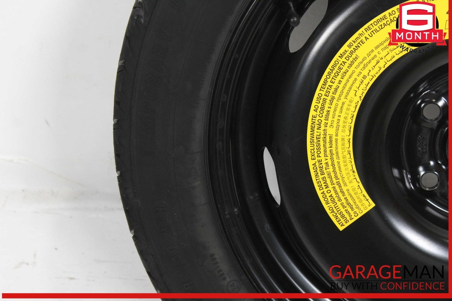 17-19 Audi Q3 Emergency Spare Tire Wheel Donut Rim R18 OEM