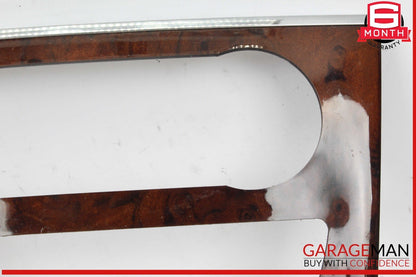 06-12 Mercedes X164 GL450 4MATIC Center Console Control Trim Panel Wood Bezel