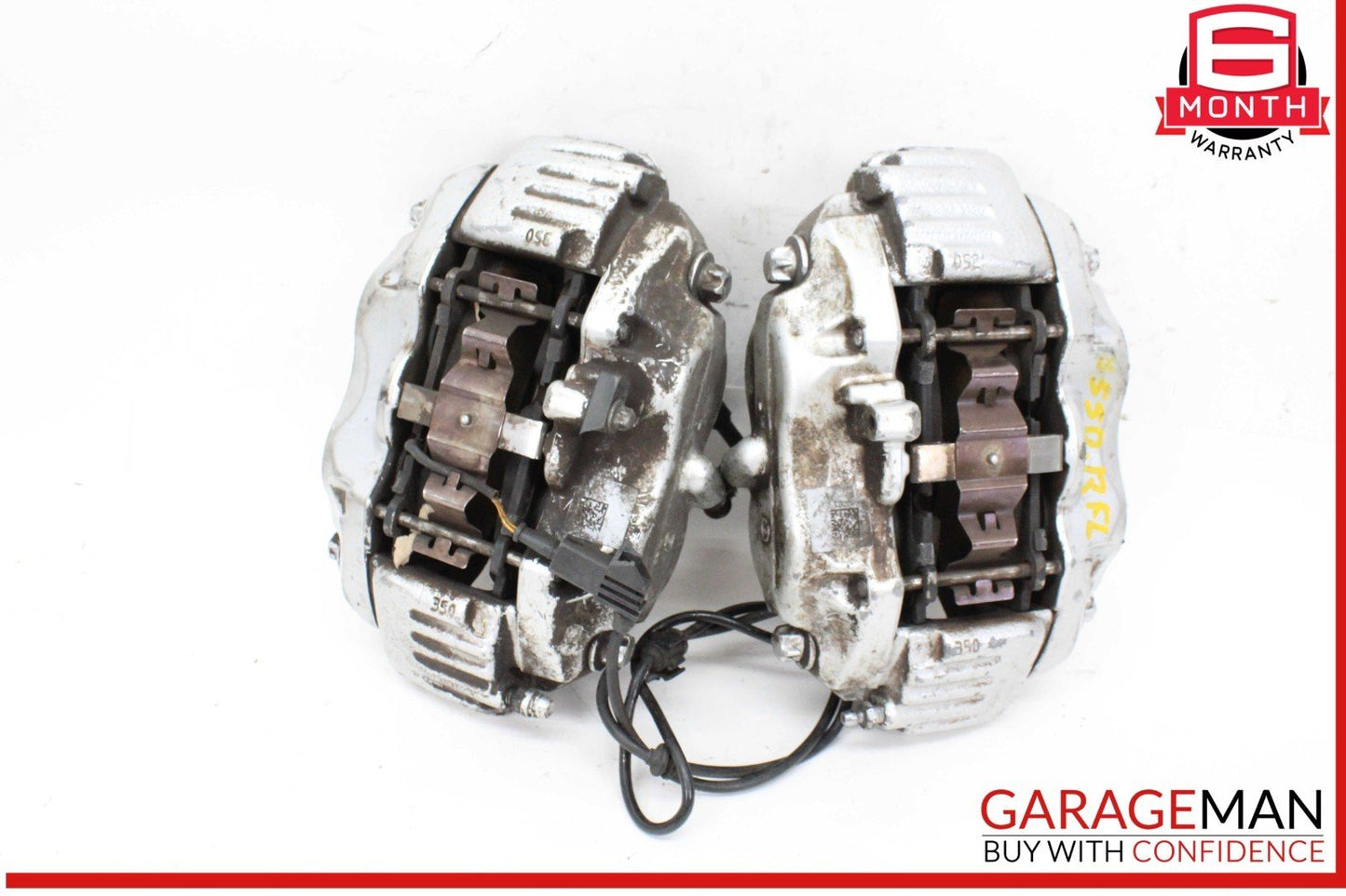 07-14 Mercedes W221 S550 CL550 Front Right & Left Brake Caliper Calipers Set