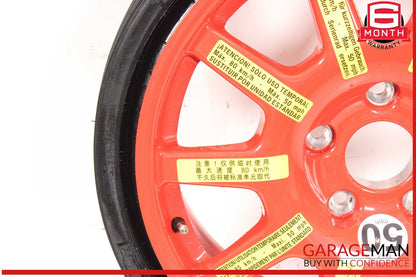 11-18 Porsche Cayenne 958 Emergency Spare Tire Wheel Donut Rim 19 19" OEM