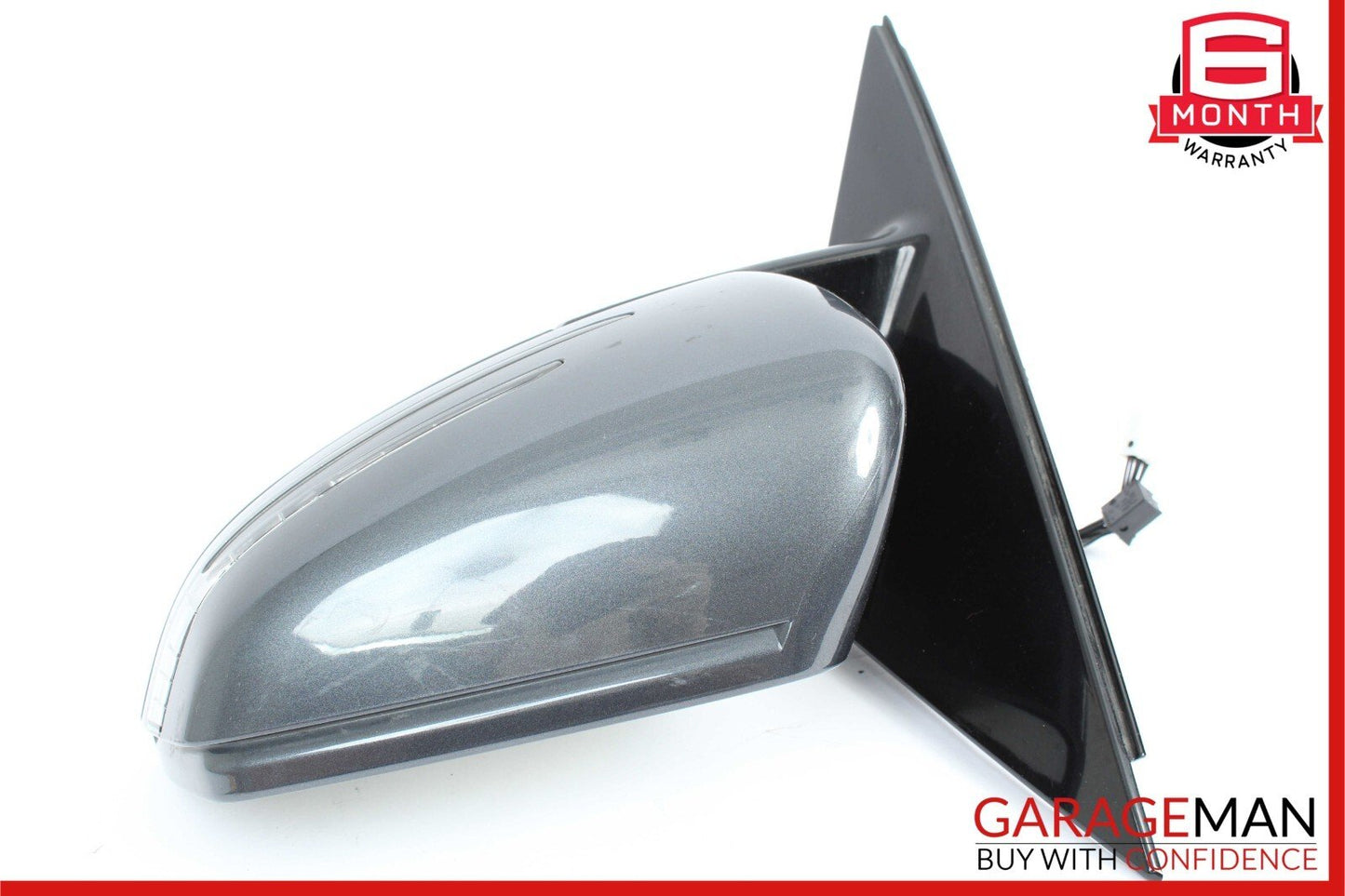 10-13 Mercedes W212 E350 E550 Front Left Side Mirror Door Rear View Silver OEM