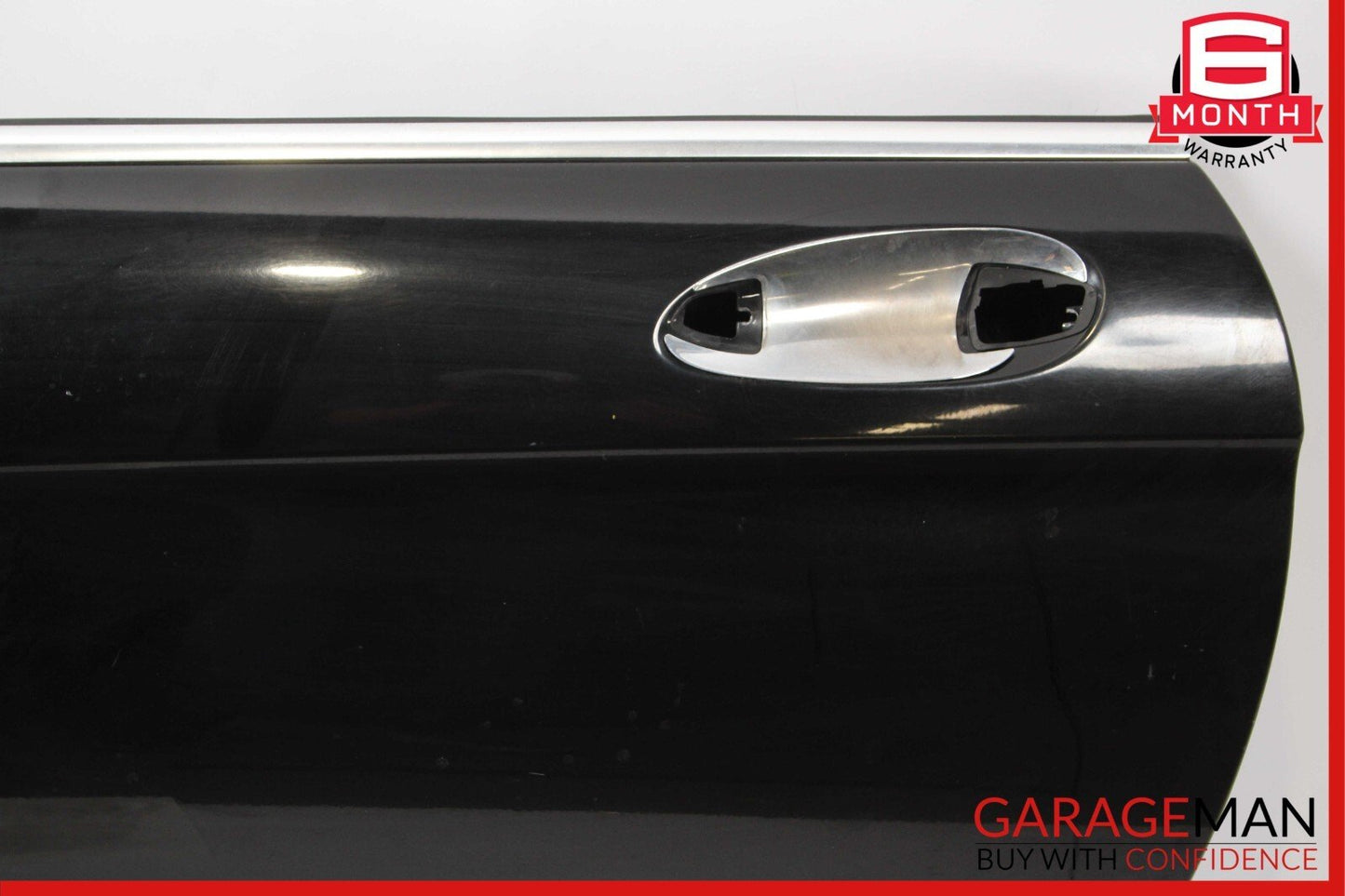07-14 Mercedes W216 CL550 CL65 Front Left Exterior Door Shell Frame Panel Black