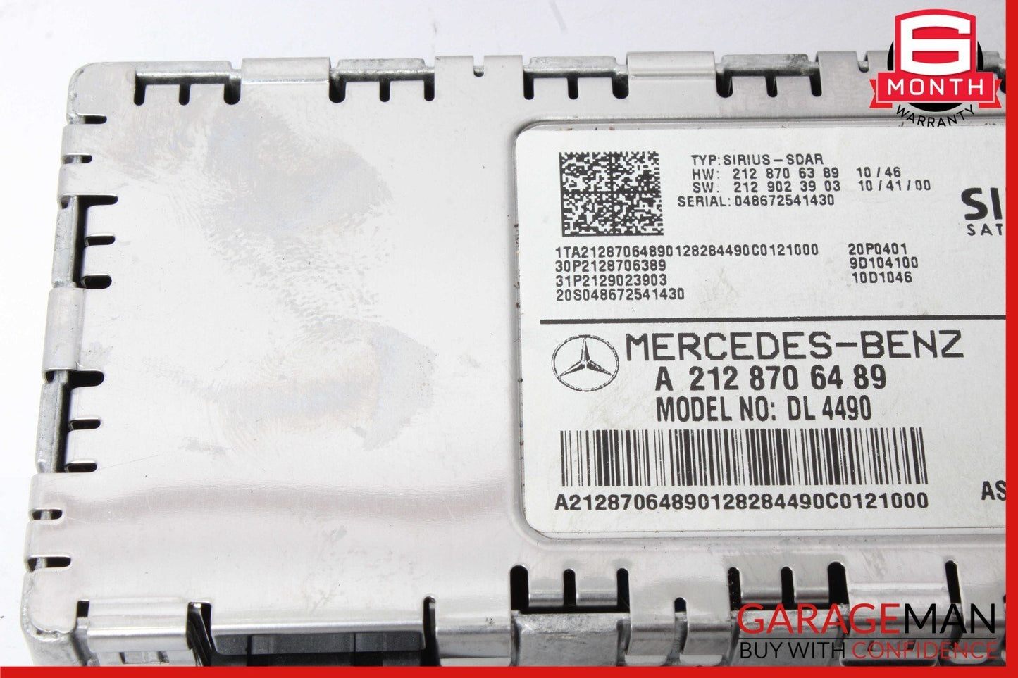 10-17 Mercedes W207 E350 C300 Sirius Satellite Radio Receiver Module Unit OEM