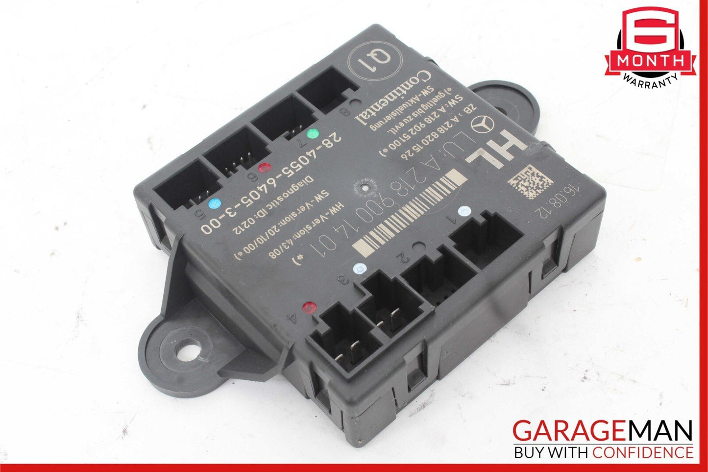08-15 Mercedes W204 C250 Rear Left Driver Side Door Control Module OEM