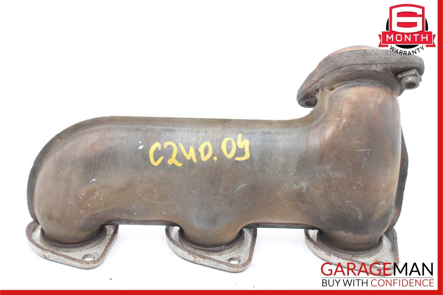 01-04 Mercedes W203 C240 C320 Left & Right Side Exhaust Manifold Header Set of 2