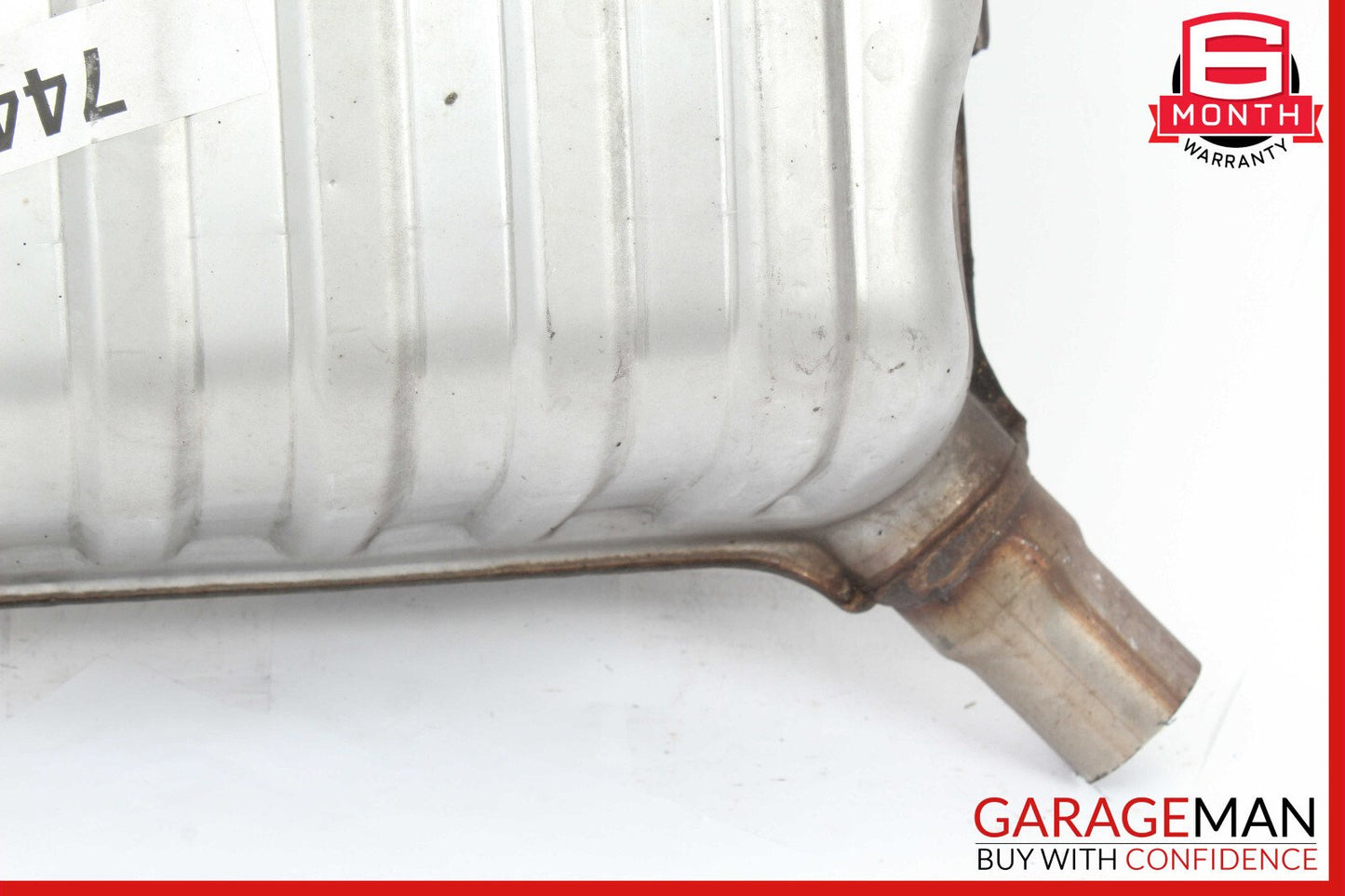 12-16 Mercedes R172 SLK350 M276 Rear Left Exhaust Muffler OEM