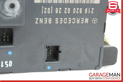 06-11 Mercedes W219 CLS500 CLS63 Rear Left Door Control Module OEM
