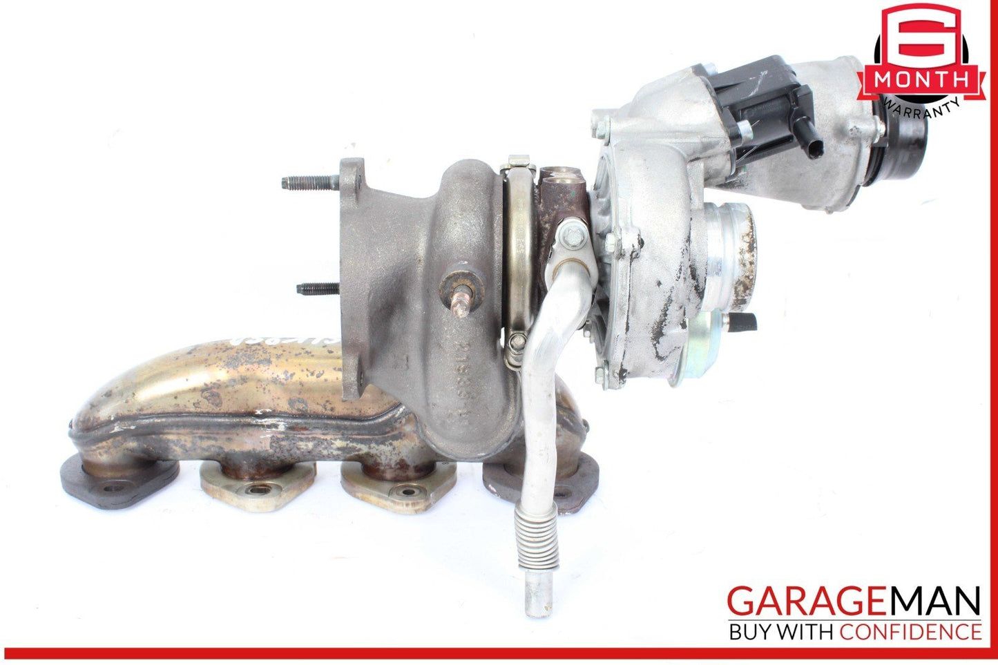 12-15 Mercedes R172 SLK250 C250 1.8L Turbo Turbocharger Manifold Assembly OEM