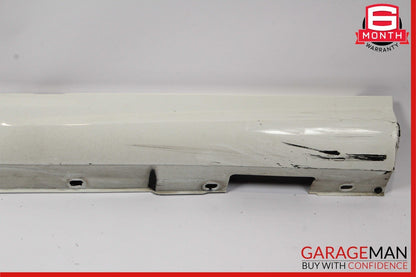 08-14 Mercedes W204 C250 AMG Sport Sedan Left Side Skirt Rocker Moulding White