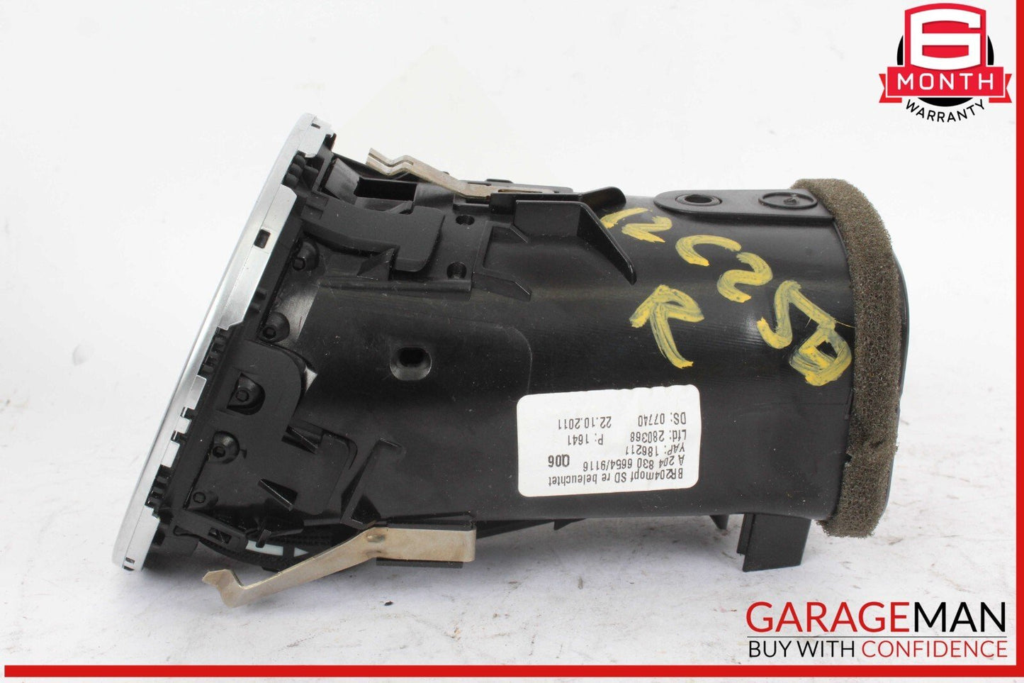 12-14 Mercedes W204 C250 C300 C350 Dash AC A/C Air Vent Grill Right Side OEM